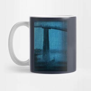 1920s Tokyo Bridge at Night Mug